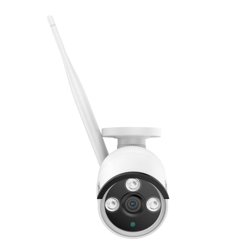 Système de caméra de sécurité sans fil 8 canaux 5MP avec audio bidirectionnel, étanche IP66, détection intelligente des humains avec IA, compatible avec Alexa