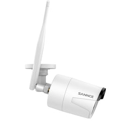 10 Canaux 5MP Système Caméra de Sécurité Sans Fil, NVR 8MP, 2 sans fil Caméra,  Audio Bidirectionnel, Étanche IP66, Détection Intelligente de l'IA Humaine, Compatible Avec Alexa & ONVIF