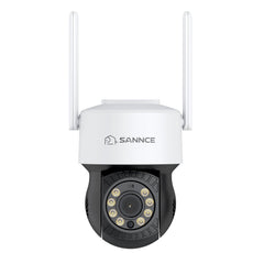 10 Canaux 5MP PT Système de Caméra Sécurité Sans Fil, NVR 8MP, 4 PT Caméra, Panoramique & Inclinaison, Audio Bidirectionnel, Étanche IP66, Détection Intelligente de l'IA Humaine, Compatible Avec Alexa