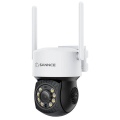 10 Canaux 5MP PT Système de Caméra Sécurité Sans Fil, NVR 8MP, 4 PT Caméra & 2 bullet Caméra, Panoramique & Inclinaison, Audio Bidirectionnel, Étanche IP66, Détection Intelligente de l'IA Humaine, Compatible Avec Alexa