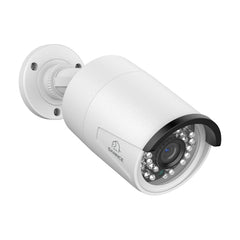 PoE PT 8 Canaux 4K Système de Caméra de Sécurité , 4 Caméras IP Panoramique et 4 Inclinaison 8MP, Alertes Intelligentes Personne/Véhicule, Audio Bidirectionnel, Compatible ONVIF