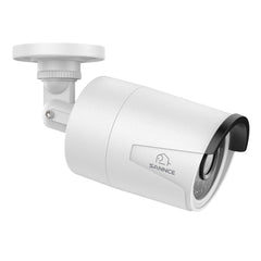 PoE PT 8 Canaux 4K Système de Caméra de Sécurité , 2 Caméras IP Panoramique et 2 Inclinaison 8MP, Alertes Intelligentes Personne/Véhicule, Audio Bidirectionnel, Compatible ONVIF