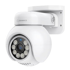 PoE PT 8 Canaux 4K Système de Caméra de Sécurité , 2 Caméras IP Panoramique et 4 Inclinaison 8MP, Alertes Intelligentes Personne/Véhicule, Audio Bidirectionnel, Compatible ONVIF