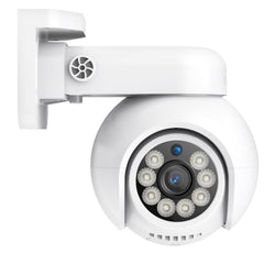 PoE PT 8 Canaux 4K Système de Caméra de Sécurité , 2 Caméras IP Panoramique et 2 Inclinaison 8MP, Alertes Intelligentes Personne/Véhicule, Audio Bidirectionnel, Compatible ONVIF